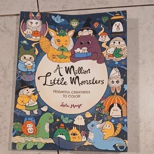 A Million Little Monsters Coloring Book - Blue